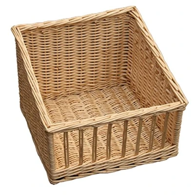 Image of Red Hamper DH040/HOME Wicker Bakers Display Tray
