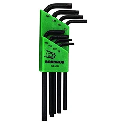 Image of BONDHUS, TRTL8 Tamper Proof TORX Key Set TR9 TR40, 32434