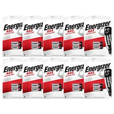 Image of Energizer A23 (23A/MN21/LRV08/8LR932) 12V Alkaline Battery Pack of 20