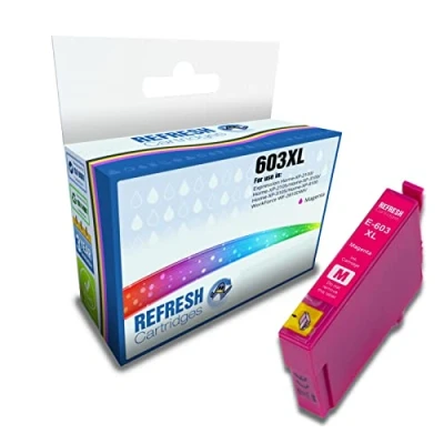 Image of Refresh Cartridges Remanufactured Ink Cartridge Replacement for Epson 603XL High Capacity Magenta (C13T03A34010)