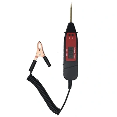 Image of ZKTOOL 3 36V Automotive Circuit Tester Pen, Car Fuse Tester, Test Light, Vehicle Voltage Determine Battery Positive and Negative, Auto Electrical Alligator Clip