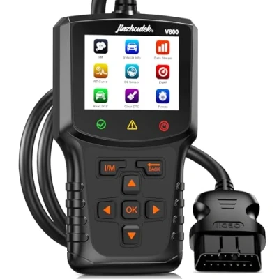 Image of OBD2 Scanner Code Reader Tool: OBD Car Diagnostic Scan Tool Auto Engine Fault with Full Functions Machine Test Compatible BMW Ford VW Audi All OBDII Vehicles