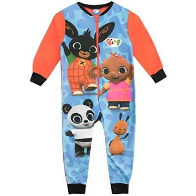 Image of Bing Boys Flop and Pando Onesie Multicoloured Age 4 to 5 Years