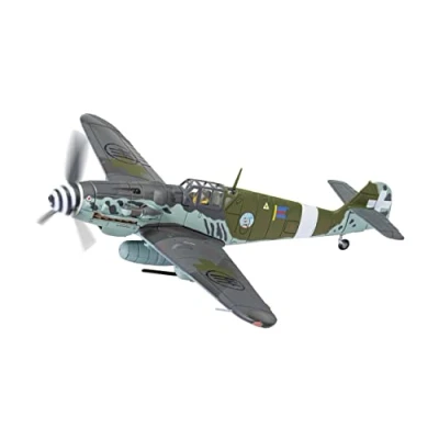 Image of Corgi Aviation AA27112 Messerschmitt Me109G 6 (Trop), Maggiore Antonio Vizzotto, Regia Aeronautica, 150 Gruppo, Sicily, July 1943