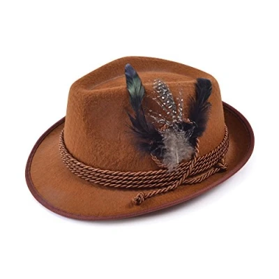 Image of Bristol Novelty BH574 Oktoberfest Hat Costume 1 Piece Brown One Size Adult, mens