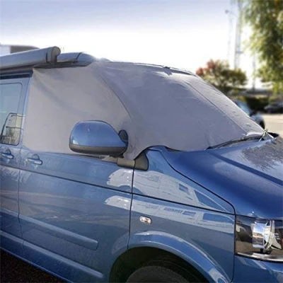 Image of UK Custom Covers SW118GREY Luxury Front Windscreen Wrap Cover Grey To Fit VW Transporter T5/T5.1 2003 2015
