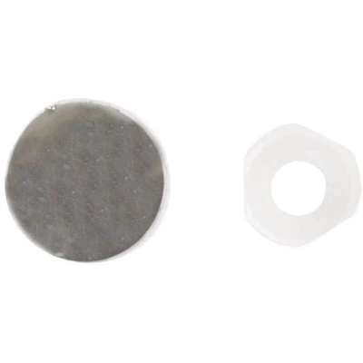 Image of Domed Cover Cap Chrome Coloured No. 6 8 Bag 25