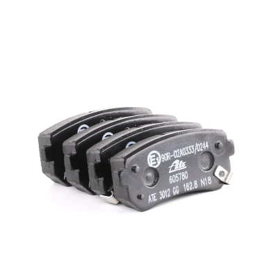 Image of 583021HA00, 583021MA00, 583021MA40 Brake pad set ATE 13.0460 5780.2 with acoustic wear warning anti squeak plate accessories HYUNDAI: ix35