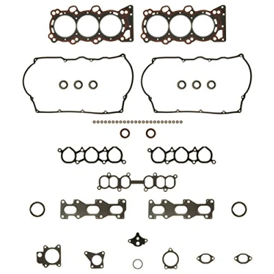 Image of 5878127200 Gasket Set, cylinder head AJUSA 52150800 with gasket, valve stem seals FIBERMAX