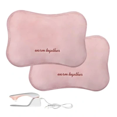 Image of 2X 𝗘𝗹𝗲𝗰𝘁𝗿𝗶𝗰 𝗛𝗼𝘁 𝗪𝗮𝘁𝗲𝗿 𝗕𝗼𝘁𝘁𝗹𝗲. Thermal Heat Bottle for Back, Lumbar, Belly, Hands. Portable Bed Warmer Bag with Temperature Control.