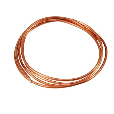 Image of Fdit Copper Pipe Roll, Soft Tube OD 4mm x ID 3mm for Refrigeration Plumbing 2M