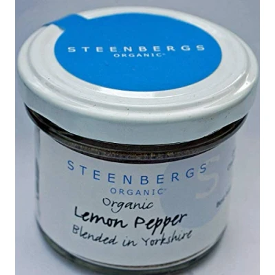 Image of Steenbergs Organic Lemon Pepper Seasoning standard 40g