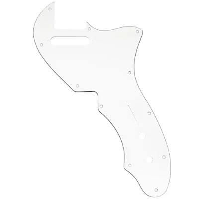 Image of Musiclily Pro 11 Holes Guitar Pickguard For USA Fender 69 Tele Thinline Style Electric Guitar, 3ply White