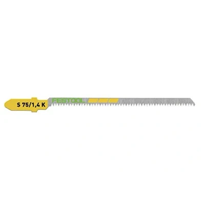 Image of Festool 204267 Jigsaw Blade 5 Pieces, 1.4 mm Tooth Pitch, 75 Length