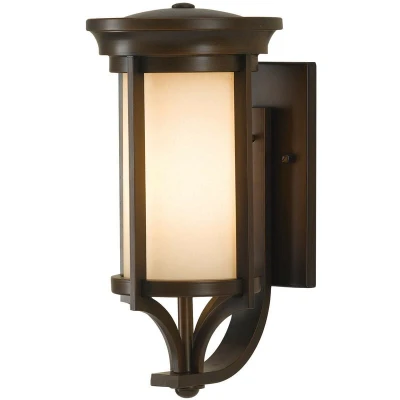 Image of Merrill 1 Light Outdoor Small Wall Lantern Heritage Bronze IP44, E27