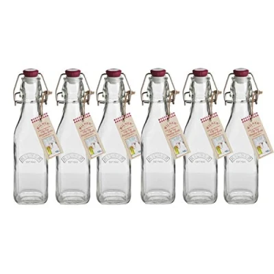 Image of Kilner Square Clip Top Bottle 0.25L