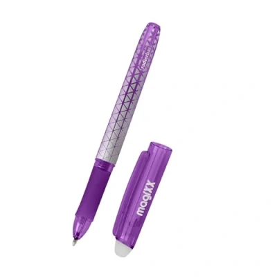 Image of Online MagiXX Gel Pen Purple with 0.7 mm Line Width, Rollerball Erasable for Beginners &amp; the Office, Set, Ballpoint Pupils, Students