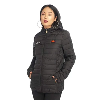 Image of ellesse Women&#039;s Lompard Padded Jacket, Anthracite, 8 EU