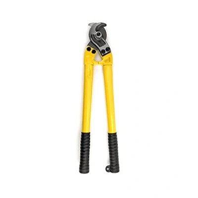 Image of QWORK Hardened Cable Cutter, 18&quot; Heavy Duty Stainless Steel Wire Rope Cutter for Cutting