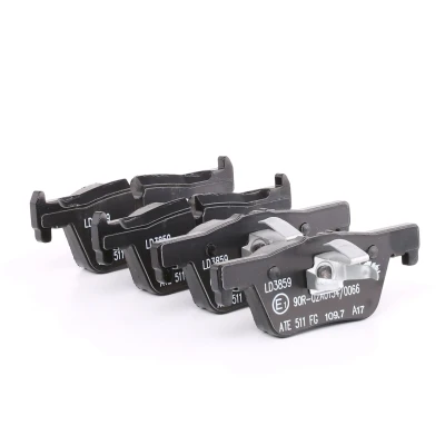 Image of LD3859 Brake pad set ATE Ceramic 13.0470 3859.2 prepared for wear warning indicator, excl. contact BMW: 4 Gran Coupe, 3 GT, 1 Hatchback
