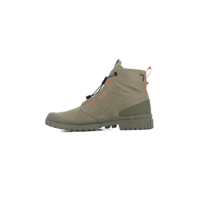 Image of Palladium SP20 Travel HI Unisex Hightop trainers, Size: 6, Dusky green Textile