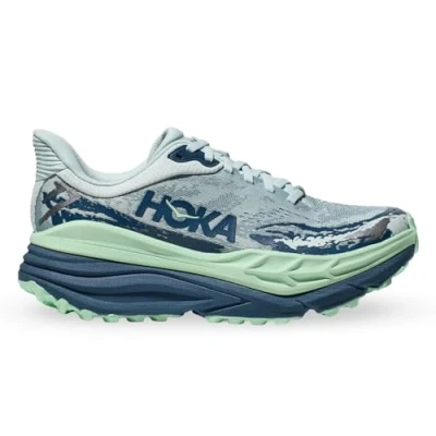 Image of HOKA Stinson 7 Trail running shoes, Women&#039;s, Size: 4.5, Droplet/thunder cloud Textile/synthetics