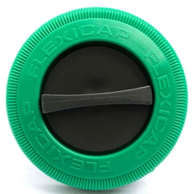 Image of Metro HG045 01 Flexicap Plus Permanent Fuel Cap For Petrol And Diesel,Green,Black