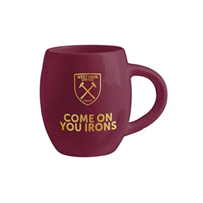 Image of FOCO Premier League Football West Ham United Come On You Irons Slogan Tea Tub Mug