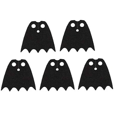 Image of LEGO Batman: Black Batman Capes New Spongy Fabric x5 Lot of 5