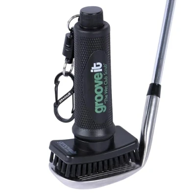 Image of Grooveit Golf Cleaning Brush, Black