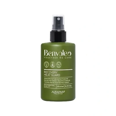 Image of Alfaparf Milano Benvoleo Recovery Heat Guard Thermal Protector Clean, Vegan, Sustainable Hair Care Protects &amp; Repairs from the Damage of Hot Styling Tools Natural Ingredients 6.76 FL. Oz.
