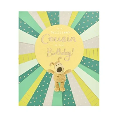 Image of Boofle Cousin Birthday Card Cute for Him Brilliant