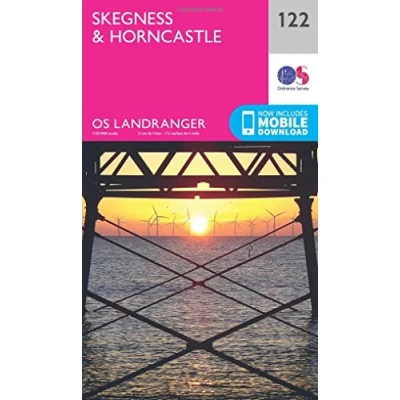 Image of Landranger 122 Skegness &amp; Horncastle Map With Digital Version