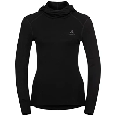 Image of Odlo Women Functional long sleeve shirt with facemask ACTIVE WARM ECO, black, S