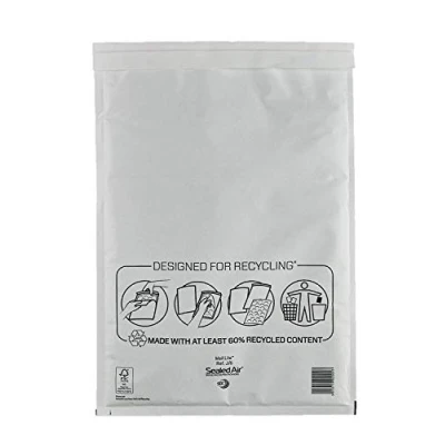 Image of Mail Lite Premium Bubble/Padded Mailing Envelopes White J/6 300mm x 440mm 50 Padded Bags