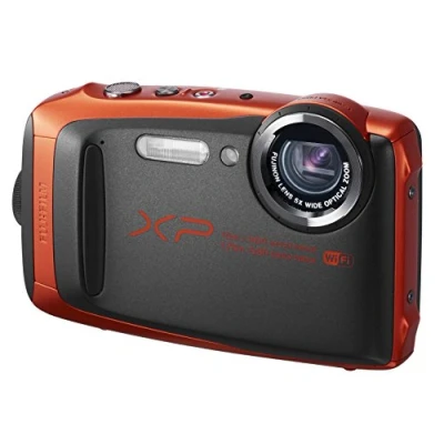 Image of Fujifilm FinePix XP90 Digital Camera 16.4 Megapixel with 5X Optical Zoom Waterproof/Shockproof, WI FI 3.0 Inch Display Orange (Renewed)