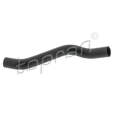 Image of 357121101AD Radiator Hose TOPRAN 110 665 Upper Rubber with fabric lining VOLKSWAGEN: Passat B3/B4 Estate, Saloon