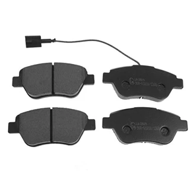 Image of 71770104, 71770104SK, 77364393, 77364637, 77364798 Brake pad set BLUE PRINT ADL144201 Front Axle incl. wear warning contact FIAT: 500 Hatchback