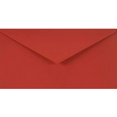 Image of Netuno 25 Long red Coloured envelopes DIN DL 110x220mm 4.33x8.66 inches 115gsm Sirio Color Lampone gummed Pointed Flap no Window for Wedding Invitations Christmas Greeting Cards Letters leaflets RSVP