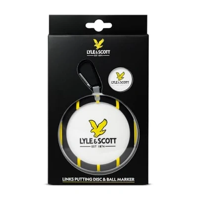 Image of Lyle &amp; Scott Unisex Disc Golf Putting Gift Set, Black