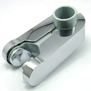 Image of Aqualisa Pinch Grip sliding handset holder 25.4mm Chrome