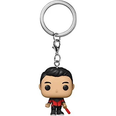 Image of Funko POP! Keychain: Shang Chi Novelty Keyring Collectable Mini Figure Stocking Filler Gift Idea Official Merchandise Movies Fans Backpack Decor
