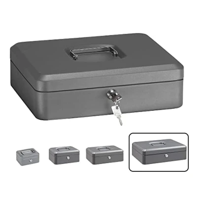 Image of Arregui Elegant Box with Tray (Steel), Grey, C9246