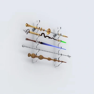 Image of Plexico Harry Potter 6 Wand Rack/Wand Display Stand/Acrylic Rack