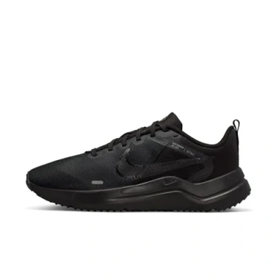 Image of Nike Performance Downshifter 12 Neutral running shoes, Women&#039;s, Size: 4.5, Black/dark smoke grey/iron grey Textile/synthetics