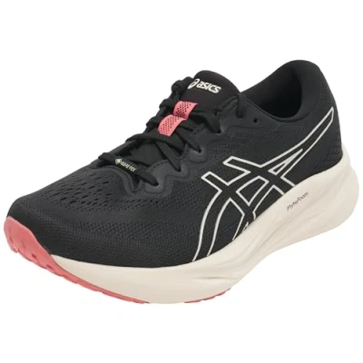 Image of Asics Gelpulse 15 GTX Road running shoes, Women&#039;s, Size: 4, Black/vanilla shoes