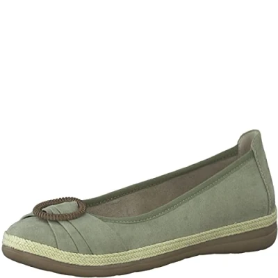 Image of Jana Women&#039;s 8 22161 20 Ballet Flat, Sage, 5 UK