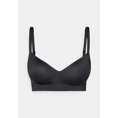 Image of Schiesser SOFT MIT Schale Unique Micro Tshirt bra, Women&#039;s, Size: 34A, Black