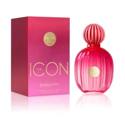 Image of Banderas The Icon Woman Eau De Perfume For Women Long Lasting Elegant, Sophisticated And Sensual Scent Vanilla, Floral, Fruity Notes Ideal Special Events 100 ml