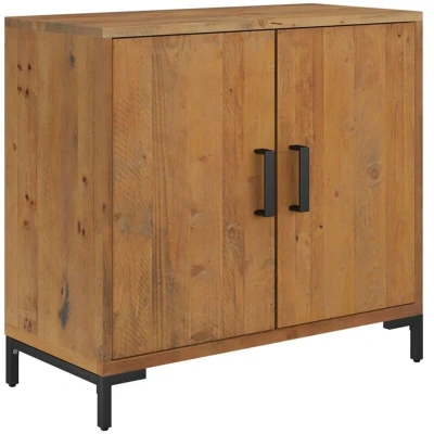 Image of vidaXL Sideboard Brown 75x35x70 cm Solid Pinewood